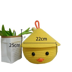 round cotton rope decoration baby gift storage Basket