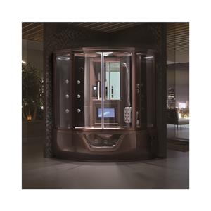 Hotaqi café acrílico esquina cuarto de ducha de vapor <span class=keywords><strong>con</strong></span> <span class=keywords><strong>sauna</strong></span> <span class=keywords><strong>SPA</strong></span> para hotel de lujo, Villa y uso familiar - Product Image 1
