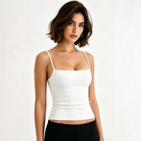 Top bandage tricoté respirant noir, rose et blanc pour femme, débardeur moulant rayé à col bateau sans manches, coupe ajustée, élégant pour soirée