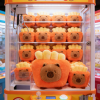 Offre Spéciale : Peluche Capybara Design Frites, Jouet en Peluche pour Enfants, Style Dessin Animé, Idéal pour Machines à Pinces