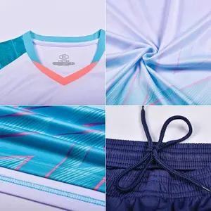 Anpassbare Thailand Soccer Uniform Kit Sublimierte Trikots mit Club Team Name Football Shirts Set - Product Image 5