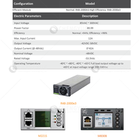 Système d'alimentation CC intégré Vertiv NetSure 531 A31-S2 531A31 48V 6kW 120A avec redresseur, alimentation 19 pouces 3U Hot Swap