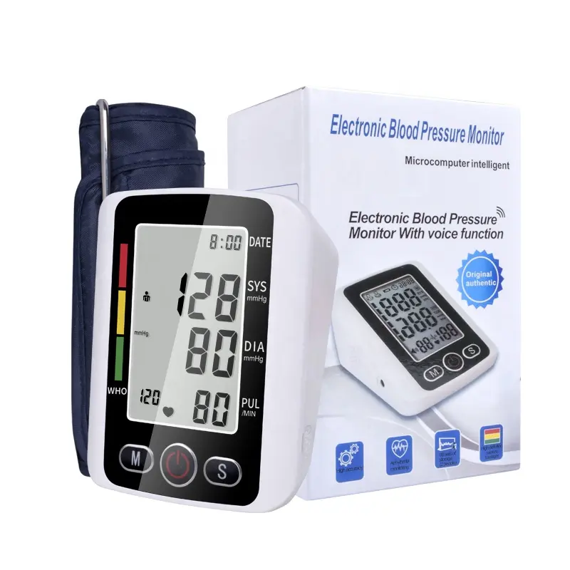 High Quality Digital Upper Arm Type BP Machine Home Care Smart Blood Pressure Monitor