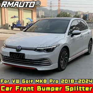 ชุดแต่งรอบคันสำหรับรถยนต์ VW Golf MK8 Pro ปี 2018-2024 สปอยเลอร์กันชนหน้า สีขาว-แดง สไตล์ ABT ชุดแต่งกันชนหน้า อะไหล่ตกแต่งรถยนต์ - Product Image 1