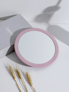 <span class=keywords><strong>Espejo</strong></span> redondo de maquillaje para <span class=keywords><strong>baño</strong></span>, cosmético pequeño con logotipo personalizado respetuoso con el medio ambiente, con <span class=keywords><strong>ventosa</strong></span> de <span class=keywords><strong>aumento</strong></span> - Product Image 5