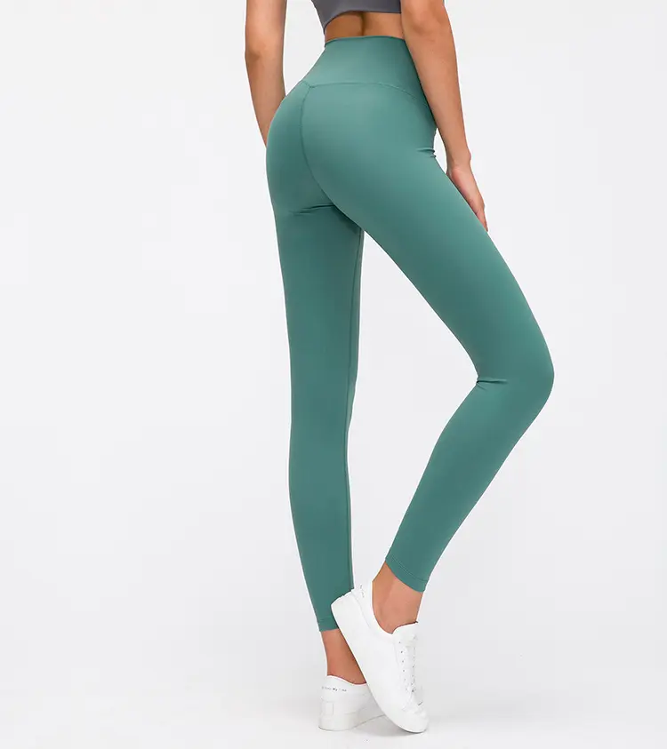 Pantaloni da Yoga per allenamento a vita alta da donna a vita alta morbidi ecologici LULU Leggings con bottino riciclato per donna