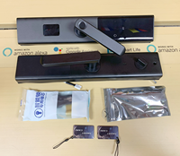 TYSH Biometrischer Finger abdruck Smart Lock mit digitaler Tastatur Push-Pull-Funktion WiFi-Speicher karte Smart Life App Zugang für Holztür