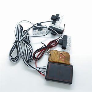 Télécommande sans fil avec un à <span class=keywords><strong>quatre</strong></span> voyants d'avertissement 8LED pour calandre de voiture - Product Image 6