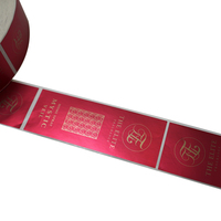 Rouleau d'impression de logo personnalisé adhésif vinyle maquillage bopp parfum autocollants fabricant d'étiquettes d'emballage