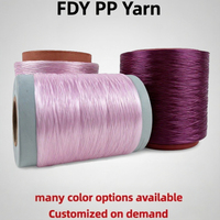 Hochwertiges 100% Polypropylen Flammhemmendes FDY-Garn OE-Technik 1200D Twist 150D-1200D Denier für Handstricken
