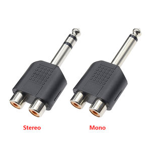 Adaptador Divisor <span class=keywords><strong>de</strong></span> Auriculares Estéreo <span class=keywords><strong>Mono</strong></span> <span class=keywords><strong>de</strong></span> 6.35mm Macho <span class=keywords><strong>a</strong></span> 2 RCA Hembra Dual - Product Image 6