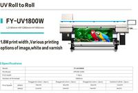 Impresora UV Híbrida FY-UV1800W Infiniti Challenger de 1.80 m (6 pies)