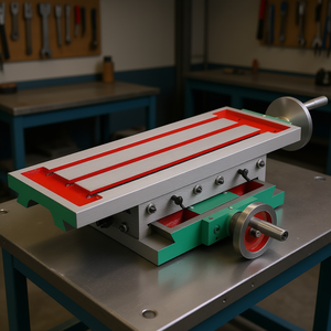 Mesa de Trabajo para Fresadora DB Wholesale, 17.7 x 6.7 Pulgadas, 2 Ejes, 4 Direcciones de Movimiento, Mesa Multifuncional - Product Image 2