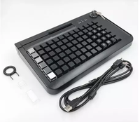 Terminal POS, caja registradora, teclado usb pos programable completo, 78 teclas