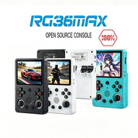 Console de jeu rétro portable originale R36MAX, 40000+ jeux, 64 Go, 128 Go, console de jeu vidéo classique de 3,5 pouces, R36s
