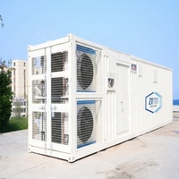 Centre de Données Mobile Portable à Déploiement Rapide, Rack de Serveur 20 et 40 pieds, Refroidissement par Air pour Commande Mobile