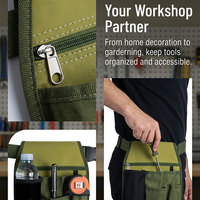 Sac banane kaki multi-poches en toile réglable pour infirmière, médecin, clinique, hôpital, extérieur – Organisateur médical et pochette utilitaire