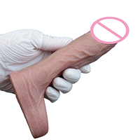 SXXY APP-Steuerung und Smart-Fernbedienung Vibrierender Penis-Sleeve Penisvergrößerungsaufsätze Realistischer Penis-Sleeve für Männer