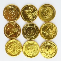 Dulces de Chocolate con Leche y Monedas de Oro