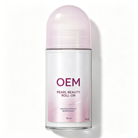 Déodorant anti-transpirant roll-on Pearl Beauty 50ml, parfum frais, sensation de sécheresse, soin élégant des aisselles pour usage quotidien
