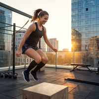 Fournisseur fiable, commande en gros, chaussettes de compression professionnelles graduées sans couture, hauteur genou, pour la course à pied, les soins infirmiers, le vol, l'athlétisme