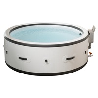Bain de massage gonflable portable haute qualité en PVC Drop Stitch multi-personnes avec 120 jets à température constante pour enfants - Grande Vente