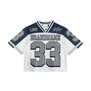 Unisex Retro Jersey Soccer Basketball Plus Size Quick Dry Breathable Moisture-Wicking Short Sleeve V-Neck Print Oversized Boxy - Product Image 2