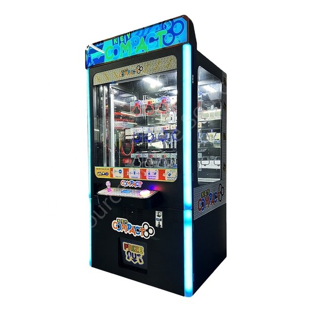 Game Center Crane Machine 9 Slots Arcade Black Prize Redemption Skill Game Vending Machine 200W 220V