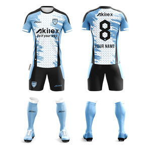 مصنع الجملة تخصيص عالية الجودة تدريب فريق كرة القدم ومجموعات المنافسة/مجموعة جيرسي لكرة القدم للأطفال - Product Image 5