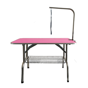 Pet Grooming Table, Portable stainless steel plastic dog pet grooming table