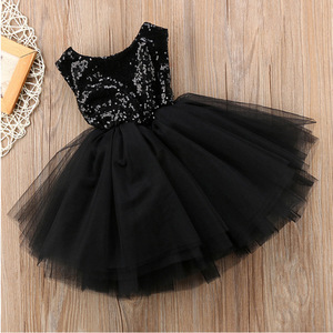 Di <span class=keywords><strong>natale</strong></span> paillette posteriore del cuore di alta qualità vestito da usura del partito <span class=keywords><strong>per</strong></span> le ragazze dei bambini - Product Image 6