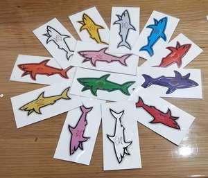 2025 Mejor Oferta Autoadhesivo Paul Shark con Diseño de Bandera de Tiburón, Adhesivo Decorativo para Coche de Color Sólido, Personalizable - Product Image 4