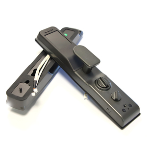 3D yüz tanıma parmak izi üst akıllı kilit Video interkom Tuya Wifi App kilidini dijital kilit Nfc kart anahtar Rfid şifreli kapı kilidi - Product Image 2