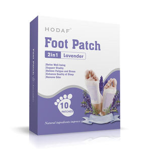 HODAF OEM Groothandel Hot Selling 2-in-1 Kruiden Voet <span class=keywords><strong>Detox</strong></span> Pleisters Dieptereinigende Natuurlijke Voetpads 10 stuks per doos voor betere slaap - Product Image 4