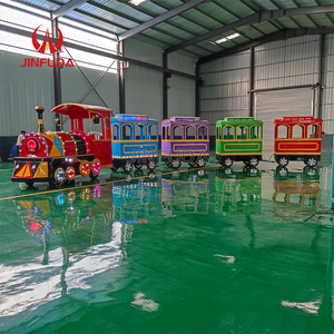 รถไฟท่องเที่ยววินเทจปรับแต่งได้ รถไฟไฟฟ้าไร้ราง สำหรับสวนสนุก โรงแรม รีสอร์ท และเครื่องเล่นเชิงพาณิชย์ - Product Image 5