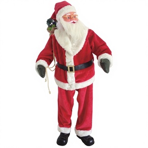 Décorations de Noël géantes, Père Noël musical grandeur nature, cadeaux de Noël, décorations de Noël animées en plein air avec <span class=keywords><strong>musique</strong></span> - Product Image 1