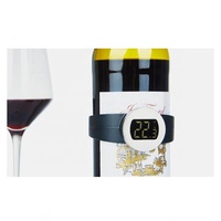 Pulsera con Sensor de temperatura pantalla LCD lectura instantánea termómetro Digital de botella de vino para vino, champán y Whisky
