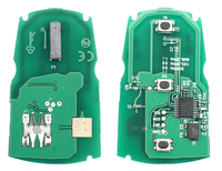 Clé télécommande pour BMW, 3 boutons, 315 MHz, 433 MHz, 868 MHz, système CAS3, transpondeur 46CHIP, entrée sans clé, FCCID KR55WK49127