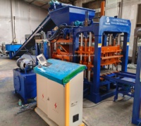 Machine à vibrer pour pavés QT4-15, fabricant de briques de construction, fournisseur de machines automatiques de fabrication de briques et de blocs à vendre aux États-Unis