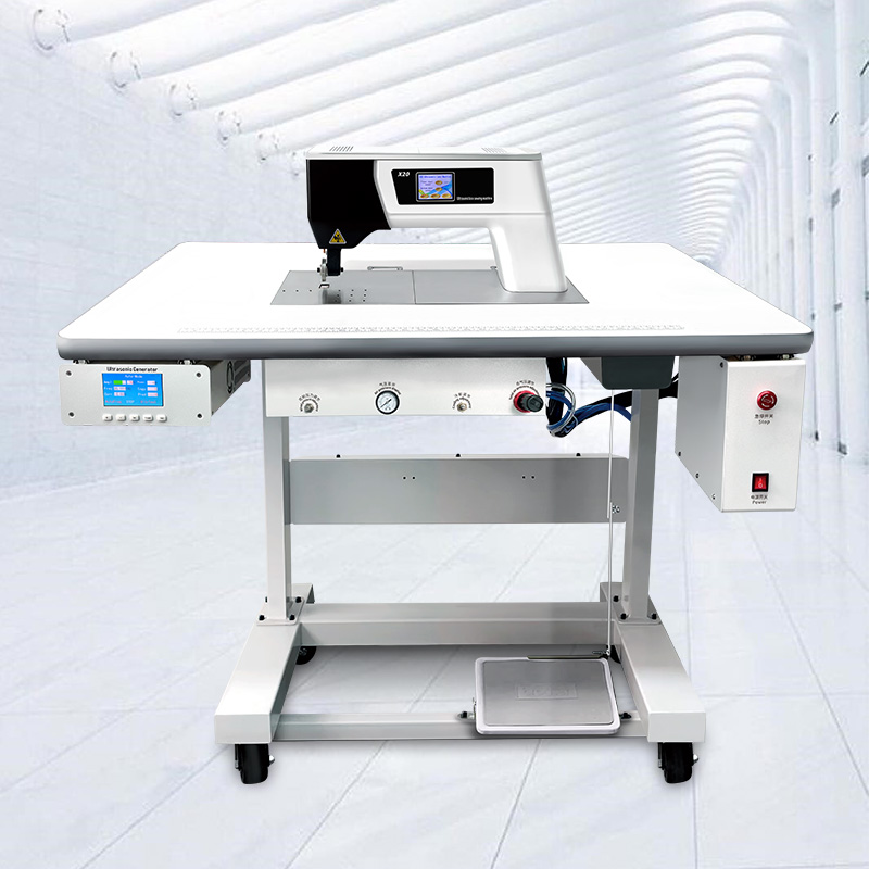 Фабричная цена, кружевная ткань, Нетканая ткань, хирургический халат, ультразвуковая Промышленная швейная машина