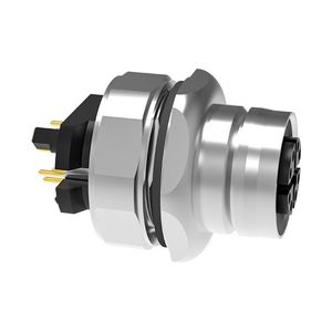 ขั้วต่อสายไฟ4ขา D x โค้ดอุปกรณ์ฟิลด์ IP67 SMD PCB ตัวเมียขั้วต่อ M12 Socket180องศาขั้วต่อกันน้ำ8ขาติดแผงขั้วต่อกันน้ำ - Product Image 6