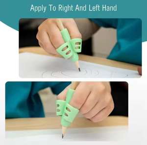 Supporto per Matita in Silicone a 2 Dita per Bambini, Impugnatura per Scrittura, per Bambini in Età Prescolare - Product Image 3
