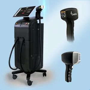 Máquina de depilación láser de 1600W/2000W, dispositivo médico de Israel, Láser de titanio, 3 ondas, diodo, Ice Platinum, 808nm, con asas duales