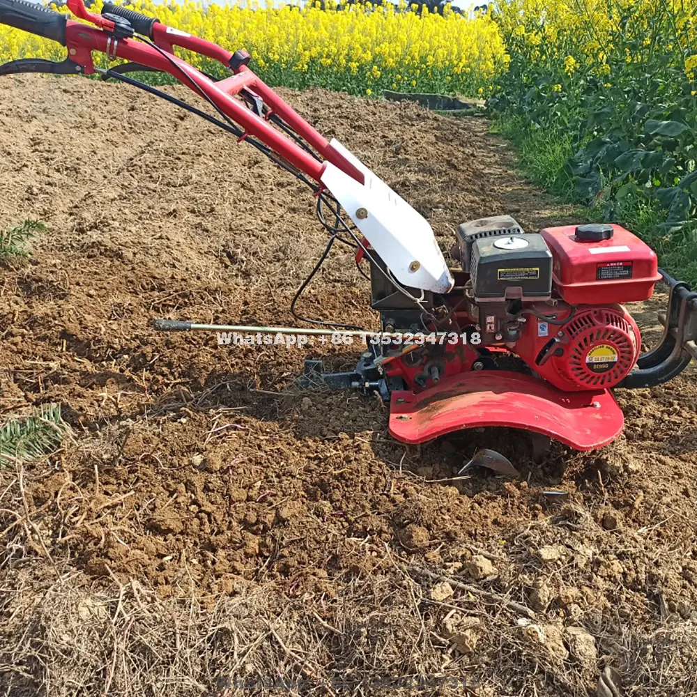 Tarımsal benzin güç yeke, Mini el itme yürüyüş döner yeke, iki tekerlekli traktör güç yeke sıcak satış en iyi kalite