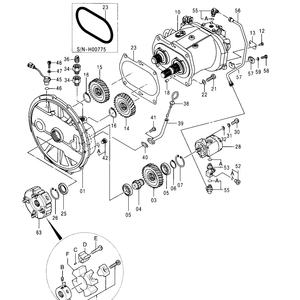 Bombas Hidráulicas Principales Dobles EX220-3 EX220LC-3 para Excavadora Hitachi, Repuestos HPV091EW 9121195 9133569 - Product Image 5