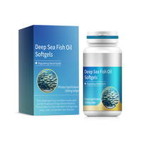 Capsule de gelée molle d'huile de poisson naturelle avec antioxydant vitamine E pour le soutien de la santé lipidique des adultes