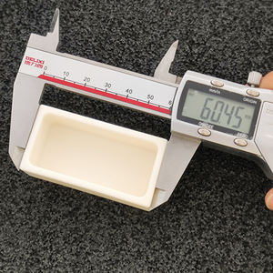 Creuset en céramique d'alumine (oxyde d'aluminium) 99,7 %, 30 ml, 39x28x47 mm, pour la combustion et la découpe, pour utilisation en four à haute température - Product Image 2