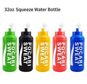 Produits en gros, bouteilles d'eau de sport en plastique PE multifonctionnelles personnalisées de 32 oz/1000 ml pour le vélo, à presser, pour le <span class=keywords><strong>Pocari</strong></span> <span class=keywords><strong>Sweat</strong></span> - Product Image 6