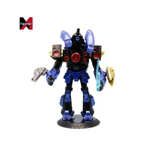 Mecha guerriero titano altoparlante uomo Monitor da toilette uomo ragazzo bambola figura modello multiverso giocattolo da collezione Cool - Product Image 5