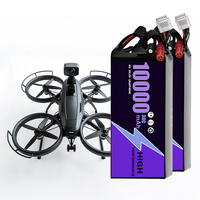 Batterie au lithium LiNiMnCoO2 à cathode semi-solide 6S 22,2V 10000mAh à haute densité énergétique, 1000 cycles, prix direct usine